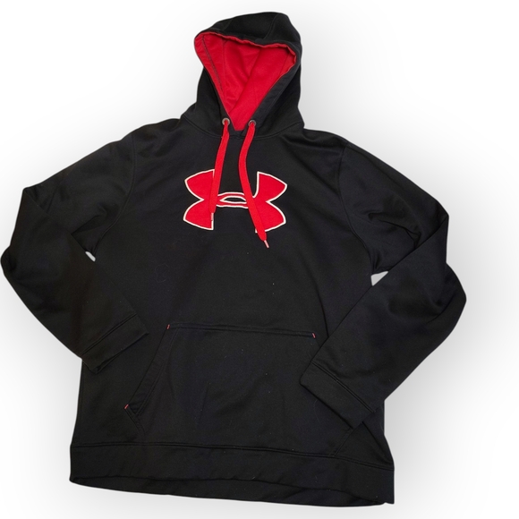 Under Armour Other - Under Armour Black and Red Hoodie